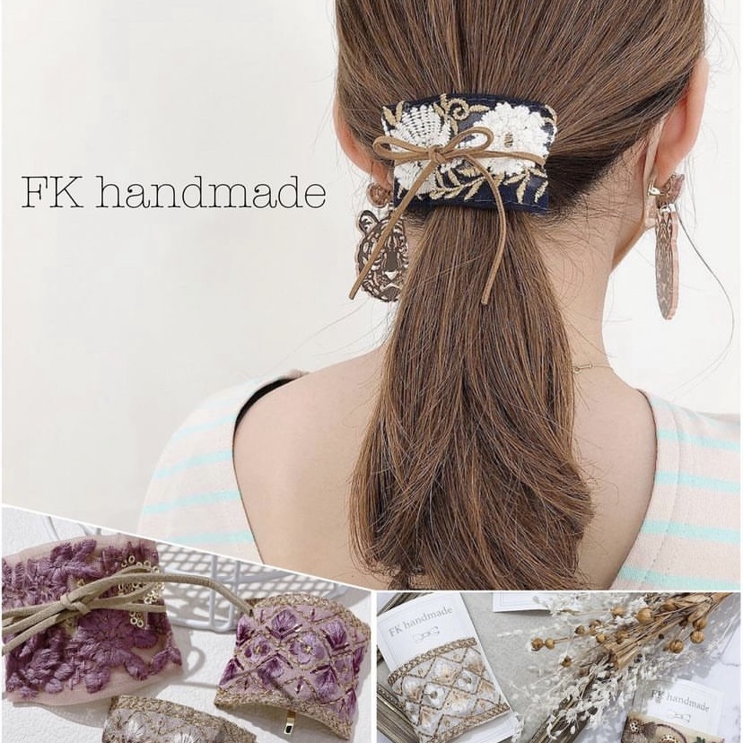 <div style=" font-size:14px; font-weight:bold;">  【両日】FK handmade  </div>  <div style=" font-size:10px;">  ヘアアクセサリー（ベビー向け・ママ向け） </div>