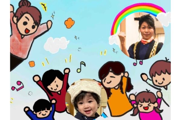 <div style=" font-size:10px; font-weight:bold;">『笑って歌って踊って🤗親子でhappy Time』<br>10:45〜</div>