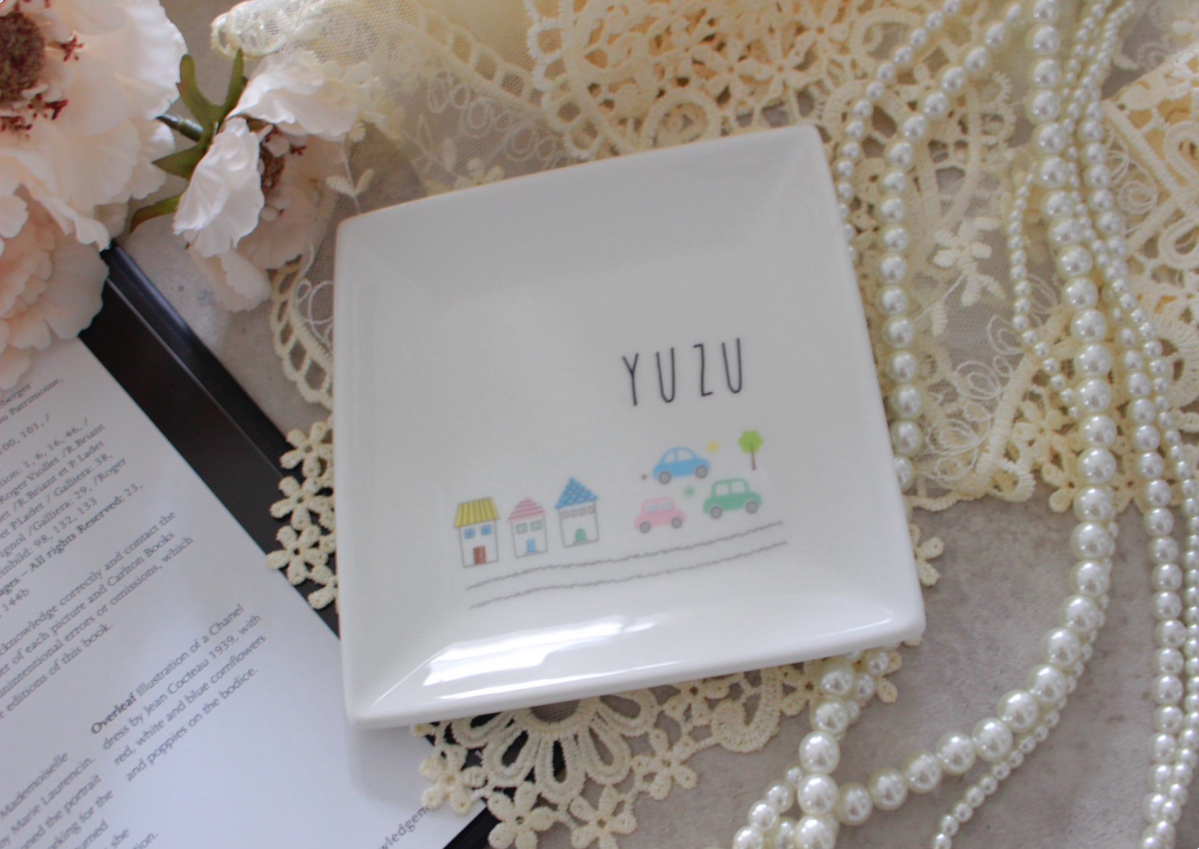 <div style=" font-size:10px; font-weight:bold;"> for＊clover  <br /> ポーセラーツ作品販売・ワークショップ </div>