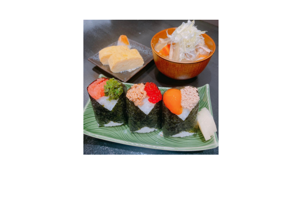 <div style=" font-size:10px; font-weight:bold;"> ごちそうおにぎりと豚汁のお店 豚米（とんべい) </div>  <div style=" font-size:10px;">  おにぎりと豚汁の販売 </div>