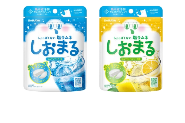 <div style=" font-size:10px; font-weight:bold;"> しおまる </div>  <div style=" font-size:10px;"> 子どもが塩タブレットを子供がしょっぱいなどの理由から口にしてくれないなどのお悩みから生まれた、誰でも食べやすいしょっぱくない塩ラムネです </div>