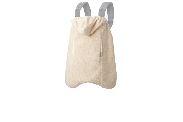 <div style=" font-size:10px; font-weight:bold;"> BabyHopper シープボア防寒ケープ/オフホワイト </div>  <div style=" font-size:10px;"> 風を通さない防風フィルムを挟み込んだシープボアで暖かさをキープ。<br> 前向き抱きを含む3通りの抱っこや、ベビーカーにも対応。 </div>