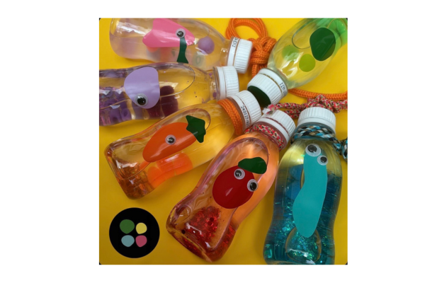 <div style=" font-size:10px; font-weight:bold;">でんでんはうす</div>  <div style=" font-size:10px;"> センサリーボトルワークショップ-オリジナルジュース作り- ※午後のみ</div>