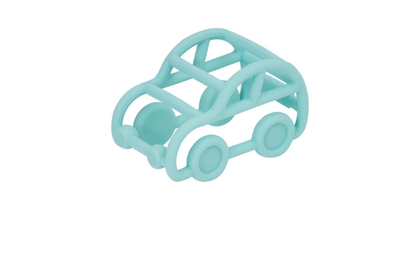 <div style=" font-size:10px; font-weight:bold;"> D by DADWAY にぎにぎシリコーントイ/カー/ミント </div>  <div style=" font-size:10px;"> ふんわり軽いシリコーンのおもちゃ。 にぎにぎ、カミカミ、いろいろな遊び方。 小さな手で握りやすい、フレームの形。 </div>