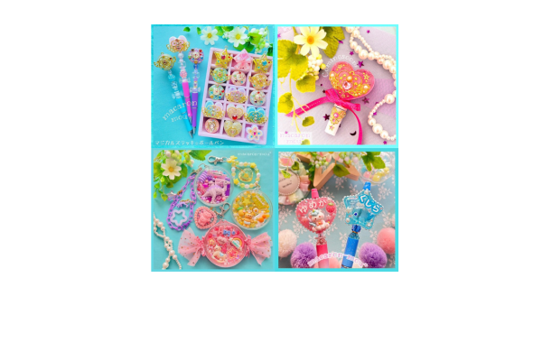 <div style=" font-size:10px; font-weight:bold;"> macaron-mou* </div>  <div style=" font-size:10px;">   シャカシャカキーホルダー･カスタムボールペン･マジカルステッキ等のワークショップほか</div>