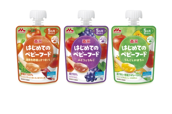 <div style=" font-size:10px; font-weight:bold;"> はじめてのベビーフード </div>  <div style=" font-size:10px;"> いつでもどこでもスプーン1本であげられる こだわりのベビーフードです。5カ月ごろから食べさせられます。 </div>