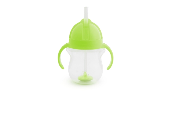 <div style=" font-size:10px; font-weight:bold;"> munchkin クリック・ウエイトストローマグ/グリーン </div>  <div style=" font-size:10px;"> はじめてのストロー飲みに！ ストローが動くからどの角度でも飲み物をキャッチ！ どんな角度でも上手に飲める重り付き。 </div>