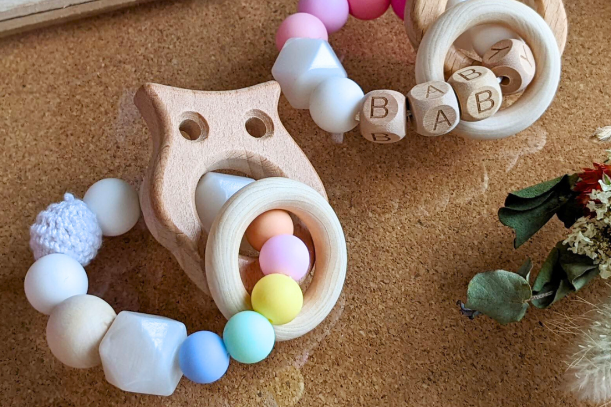 「こうれあ」歯固め・シューズクリッパー・ネームキーホルダー等のワークショップや小物販売