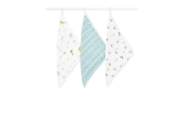 <div style=" font-size:10px; font-weight:bold;"> aden+anais ウォッシュクロス/イヤーオブザスネイク/3枚 </div>  <div style=" font-size:10px;"> コットンモスリン素材で作られたウォッシュクロス。ダブルガーゼ3層構造で適度な厚みがあり、柔らかな使い心地です。 </div>