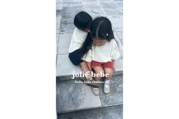 <div style=" font-size:10px; font-weight:bold;">jolie bebe<br>韓国子供服　海外子供服の販売</div>