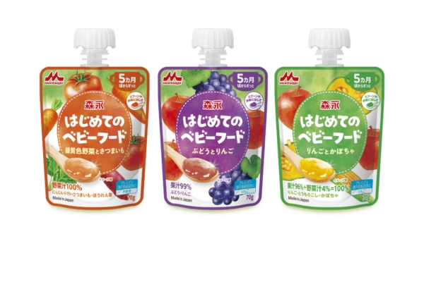<div style=" font-size:10px; font-weight:bold;"> はじめてのベビーフード </div> <div style=" font-size:10px;"> 赤ちゃんに食べさせやすいとろっとなめらかなペーストがコンパクトな口栓付きパウチに入った、安心・便利なベビーフードです。 </div>