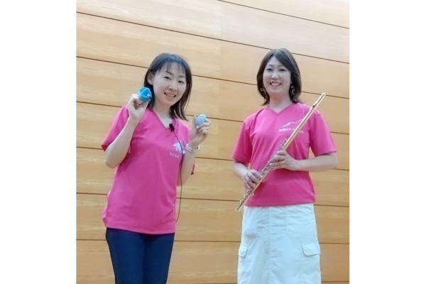 <div style=" font-size:10px; font-weight:bold;"> わくわく☆リトミックwithフルート 加藤佳菜、宮本聖美 </div>  <div style=" font-size:10px;"> 6/13 11:00<br> 6/14 11:00 </div>