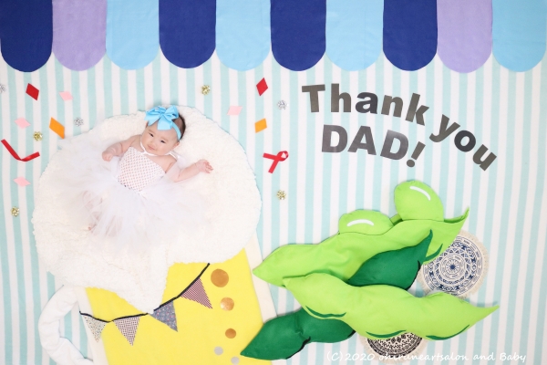 <div style=" font-size:10px; font-weight:bold;">  テーマ「Thank you DAD!」 </div> 