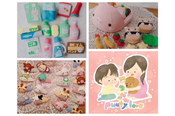 <div style=" font-size:10px; font-weight:bold;">  puuty_love </div>  <div style=" font-size:10px;">  ９月２８日（土）のみ出展 </div>