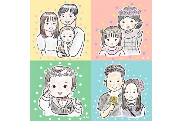 <div style=" font-size:10px; font-weight:bold;"> 似顔絵しなりお堂 </div> <div style=" font-size:10px;"> 12/20<br> 似顔絵 </div>