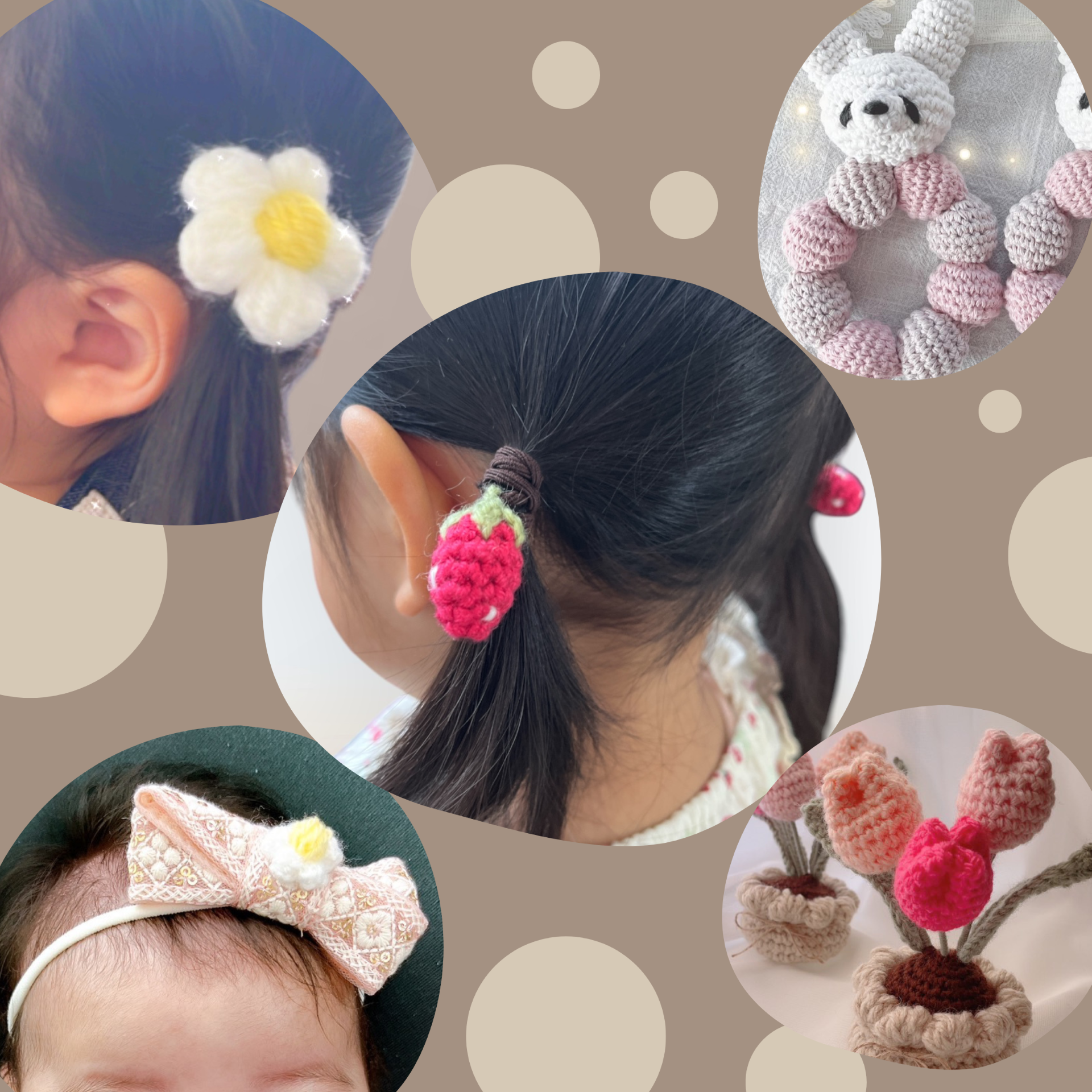 <div style=" font-size:10px; font-weight:bold;"> ERK </div>  <div style=" font-size:10px;">  ヘアーアクセサリー・編み物小物 <br> </div>