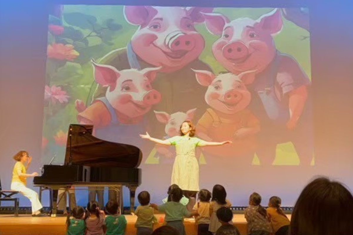 11:40〜音脳リトミック講座　「声とリズムの果実園」