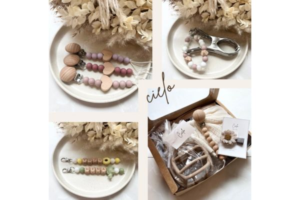 <div style=" font-size:10px; font-weight:bold;">cielo<br>ベビー用品のハンドメイド</div>