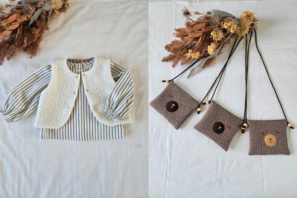 <div style=" font-size:10px; font-weight:bold;">S.I.R<br>ナチュラルで可愛らしいベビー服や子供服を中心に<br>布小物等も製作しイベントやマルシェで販売しています</div>