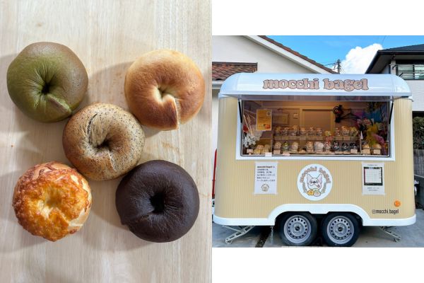 <div style=" font-size:10px; font-weight:bold;">mocchi bagel<br>北海道産小麦、天然酵母、きび糖など<br>身体にやさしい、素材にこだわったベーグルを作っています</div>