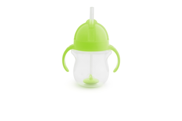 <div style=" font-size:10px; font-weight:bold;"> munchkin クリック・ウエイトストローマグ/グリーン </div>  <div style=" font-size:10px;"> はじめてのストロー飲みに！<br> ストローが動くからどの角度でも飲み物をキャッチ！<br> どんな角度でも上手に飲める重り付き。 </div>