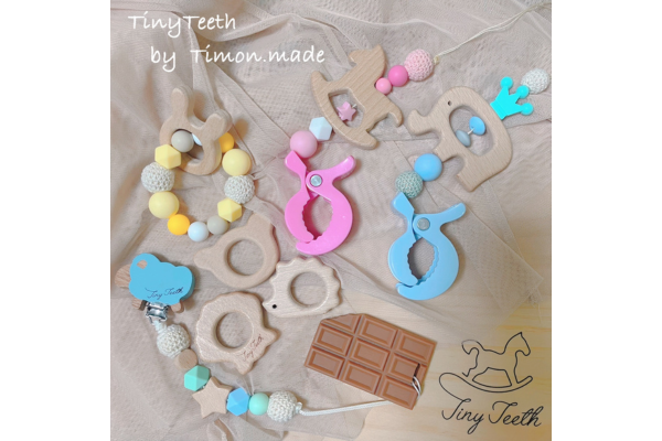 <div style=" font-size:10px; font-weight:bold;">Timon.made  （ティモン.メイド）<br />TinyTeeth歯固WS、販売</div>