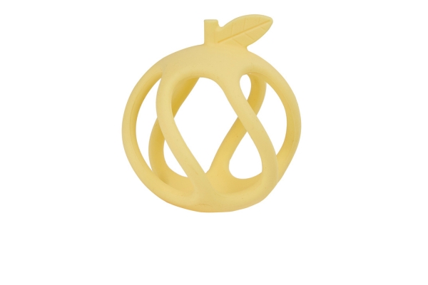 <div style=" font-size:10px; font-weight:bold;"> D by DADWAY にぎにぎシリコーントイ/アップル/イエロー </div>  <div style=" font-size:10px;"> ふんわり軽いシリコーンのおもちゃ。<br> にぎにぎ、カミカミ、いろいろな遊び方。<br> 小さな手で握りやすい、フレームの形。 </div>