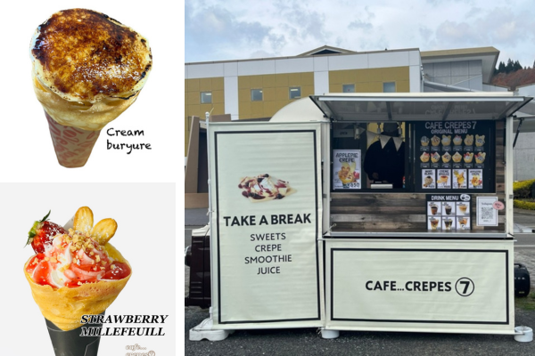 <div style=" font-size:10px; font-weight:bold;">cafe...crepes⑦</div>