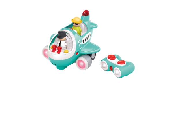 <div style=" font-size:10px; font-weight:bold;"> Hola Toys 音がいっぱい！操縦できるひこうき </div>  <div style=" font-size:10px;">  音としかけがいっぱいの操縦できるひこうき<br> サイレン音や搭乗音、音楽が流れるサウンド機能がついています。<br> 自分で走る走行機能と、リモコンで操作できる操縦機能つき！ </div>