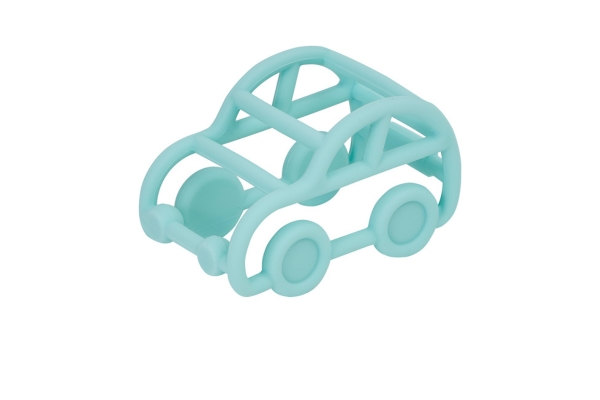 <div style=" font-size:10px; font-weight:bold;"> D by DADWAY にぎにぎシリコーントイ/カー/ミント </div>  <div style=" font-size:10px;"> ふんわり軽いシリコーンのおもちゃ。<br> にぎにぎ、カミカミ、いろいろな遊び方。<br> 小さな手で握りやすい、フレームの形。 </div>
