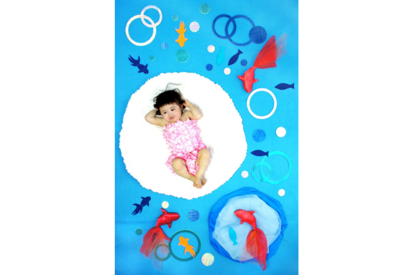 <div style=" font-size:10px; font-weight:bold;">テーマ「金魚」</div>