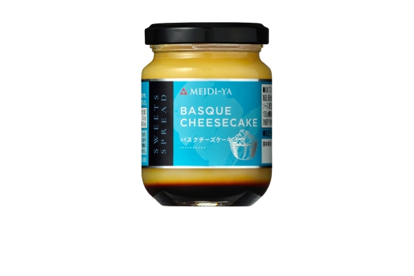 <div style=" font-size:10px; font-weight:bold;"> スイーツスプレッド　バスクチーズケーキ </div>  <div style=" font-size:10px;"> “ぬってスイーツ”になるスプレッドです<br> 濃厚なチーズスプレッドにカラメルを合わせバスクチーズケーキの味わいに仕上げました </div>