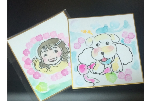 <div style=" font-size:10px; font-weight:bold;">  りん子の似顔絵コーナー </div>  <div style=" font-size:10px;">  両日出展（９月２７日・２８日） </div>