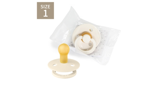 <div style=" font-size:10px; font-weight:bold;"> BIBSおしゃぶりカラー1PKサイズ1 アイボリー </div>  <div style=" font-size:10px;"> おっぱいのような柔らかさ、天然ゴムのやさしいおしゃぶり。おしゃれな北欧デザインと使いやすさで世界中で愛されています。(サイズ1:0~6カ月) </div>