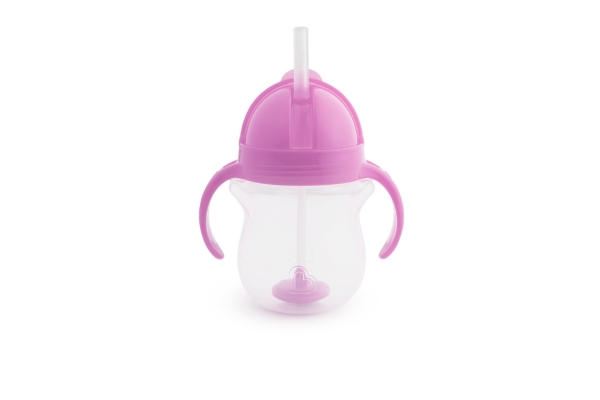<div style=" font-size:10px; font-weight:bold;"> munchkin クリック・ウエイトストローマグ/パープル </div>  <div style=" font-size:10px;"> はじめてのストロー飲みに！<br> ストローが動くからどの角度でも飲み物をキャッチ！<br> どんな角度でも上手に飲める重り付き。 </div>
