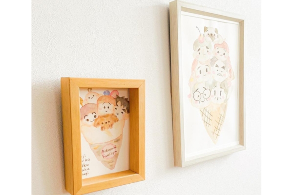 <div style=" font-size:10px; font-weight:bold;">  なないろ屋 </div>  <div style=" font-size:10px;">  似顔絵・お名前ポエム等<br> イラスト販売 </div>