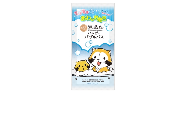 <div style=" font-size:10px; font-weight:bold;"> 無添加ハッピーバブルバス ミニパウチ </div>  <div style=" font-size:10px;"> 「シルキーなモコモコ泡のお風呂」<br> こどもも喜んでお風呂に入るからママやパパの強い味方。<br> 泡で遊びながら、汗や汚れも落としてハッピーに。<br> サルフェート（硫酸系界面活性剤）、パラベン、<br> 合成香料、着色料、アルコール、鉱物油フリー </div>