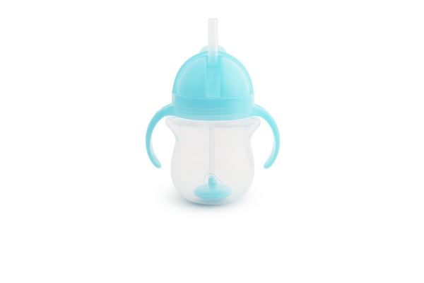 <div style=" font-size:10px; font-weight:bold;"> munchkin クリック・ウエイトストローマグ/ブルー </div>  <div style=" font-size:10px;"> はじめてのストロー飲みに！<br> ストローが動くからどの角度でも飲み物をキャッチ！<br> どんな角度でも上手に飲める重り付き。 </div>