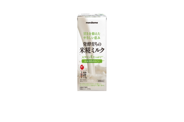 <div style=" font-size:10px; font-weight:bold;"> 米糀ミルク </div>  <div style=" font-size:10px;"> 発酵技術で生まれた植物性ミルクです。アレルゲンフリー※で乳糖不耐の方にもおすすめです。(※特定原材料28品目等) </div>