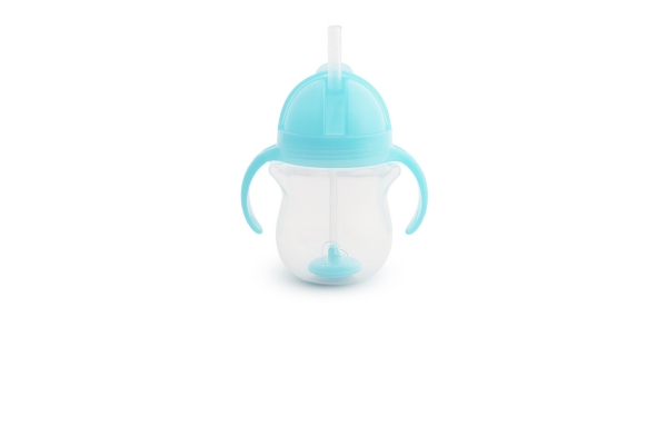 <div style=" font-size:10px; font-weight:bold;"> munchkin クリック・ウエイトストローマグ/ブルー </div>  <div style=" font-size:10px;"> はじめてのストロー飲みに！<br> ストローが動くからどの角度でも飲み物をキャッチ！ </div>
