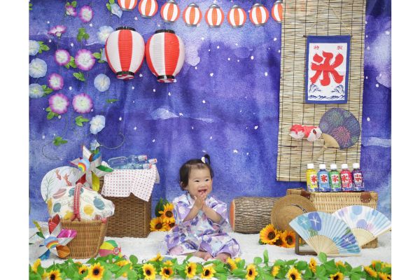 <div style=" font-size:10px; font-weight:bold;">テーマ「夏祭り」</div>