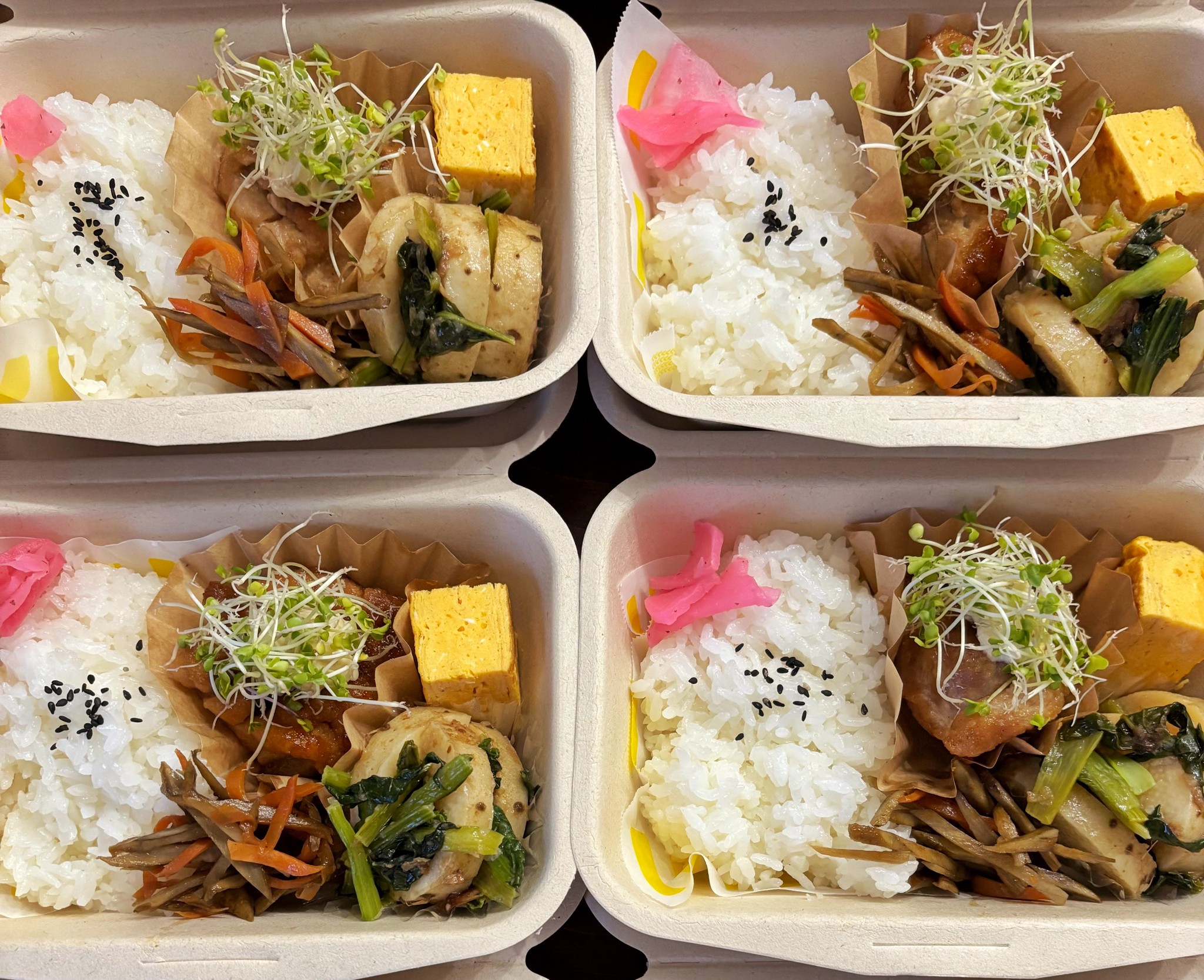 <div style=" font-size:10px; font-weight:bold;"> たねゆい食堂 <br /> お弁当 </div>
