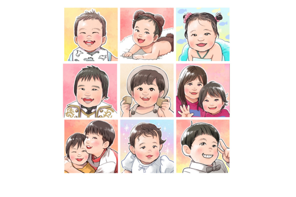 <div style=" font-size:10px; font-weight:bold;"> 小さい似顔絵屋さん</div>