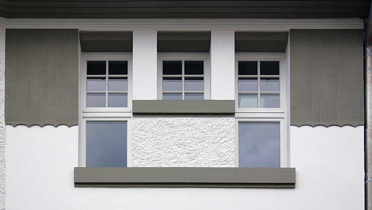 Restaurierung, Rekonstruktion und Sanierung einer Jugendstilfassade