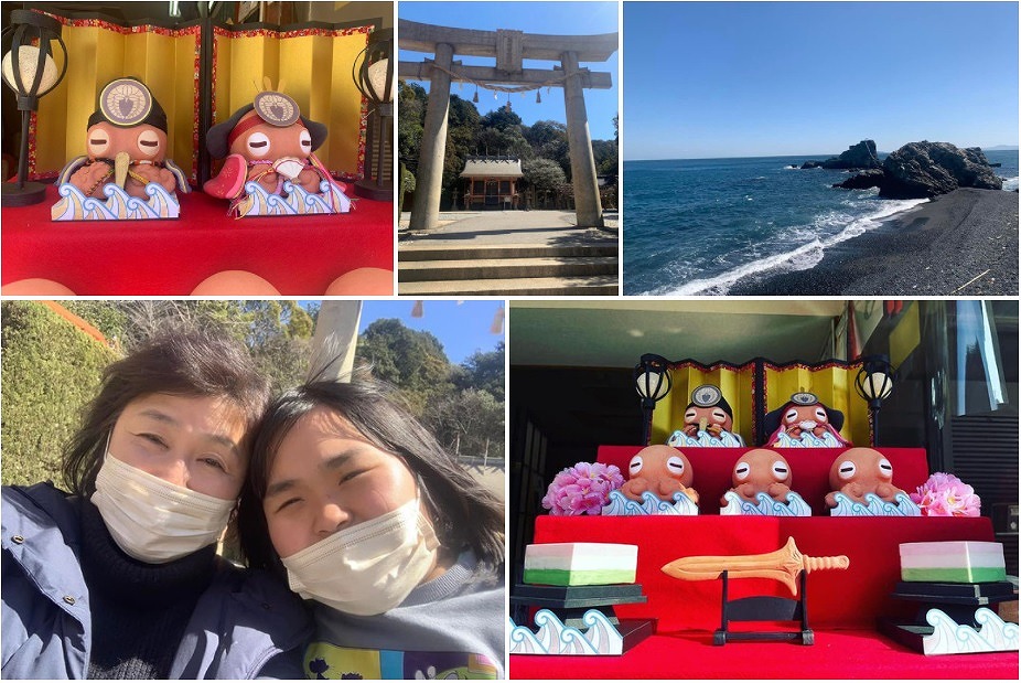 早吸日姫神社たこの雛人形