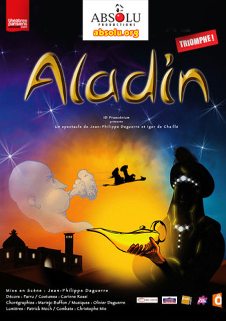 Aladin au theatre antoine  pour les spectacle cse et les arbres de noel cse 