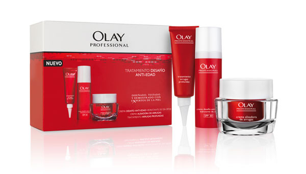 Productos de la firma de cosméticos OLAY PROFESSIONAL