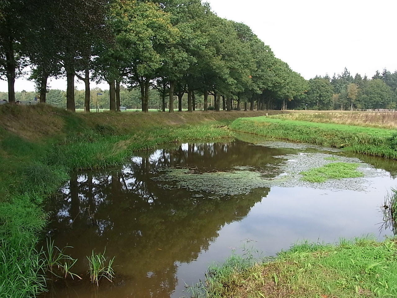 Schöne Landschaft entlang der Landstraßen