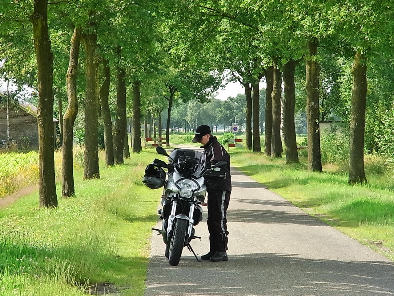 Kleine Pause am Straßenrand