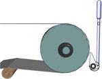 Easy cleaning solution with our belt cleaner.